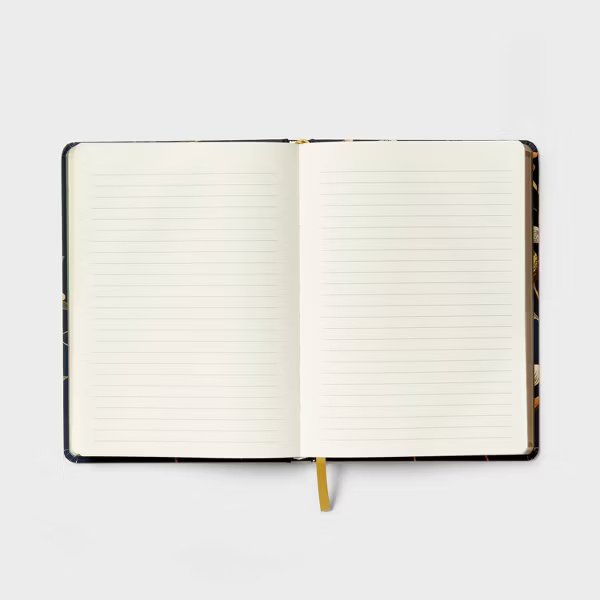 Floral Hardcover Journal – Yellow Ribbon Bookmark - Image 5