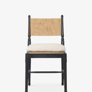Fayth Dining Chair Color Black Ash and Dune